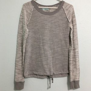 •Maurices• Gray and Silver Drawstring Sweater.